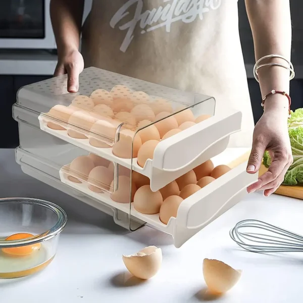 Organizador De Huevos Caja Para 40 Huevo - Imagen 3