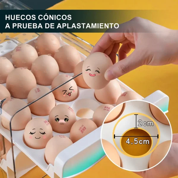 Organizador De Huevos Caja Para 40 Huevo - Imagen 4