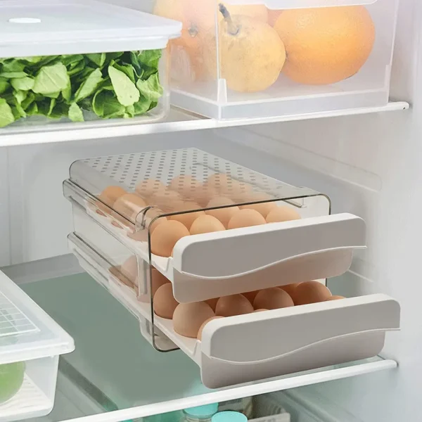 Organizador De Huevos Caja Para 40 Huevo - Imagen 2
