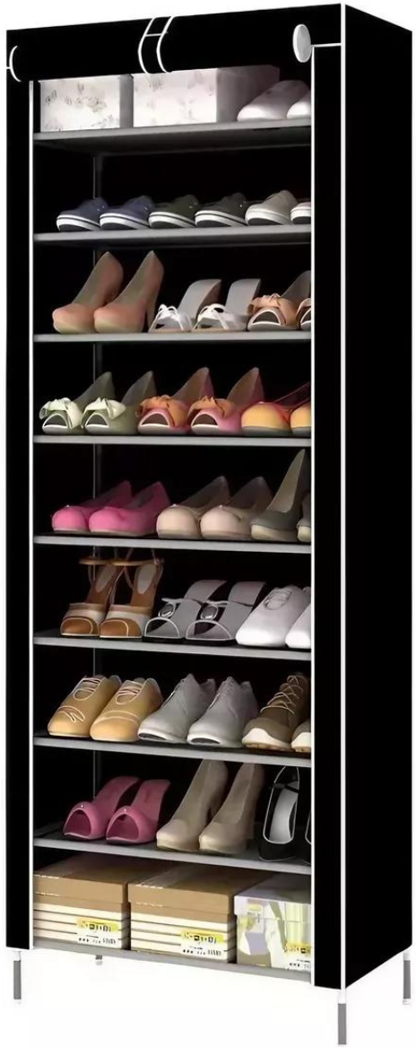 Estante de Zapatos 9 Pisos con Cubierta